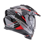 CASCO SCORPION ADF-9000 AIR FEAT BLACK / SLIVER / RED