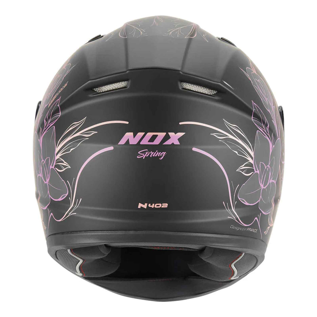 Casco integral infantil NOX N731, verde primavera mate