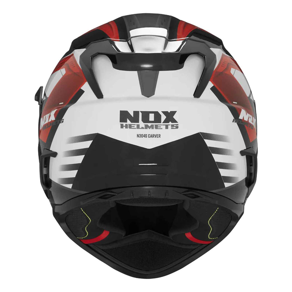 REVO N304-S Casco Integral: Negro Mate y Amarillo