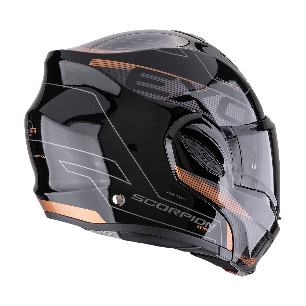 CASCO SCORPION EXO-TECH EVO TRAVELLER NEGRO-COBRE
