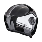 CASCO SCORPION EXO-CITY II VITA NEGRO METÁLICO-BLANCO