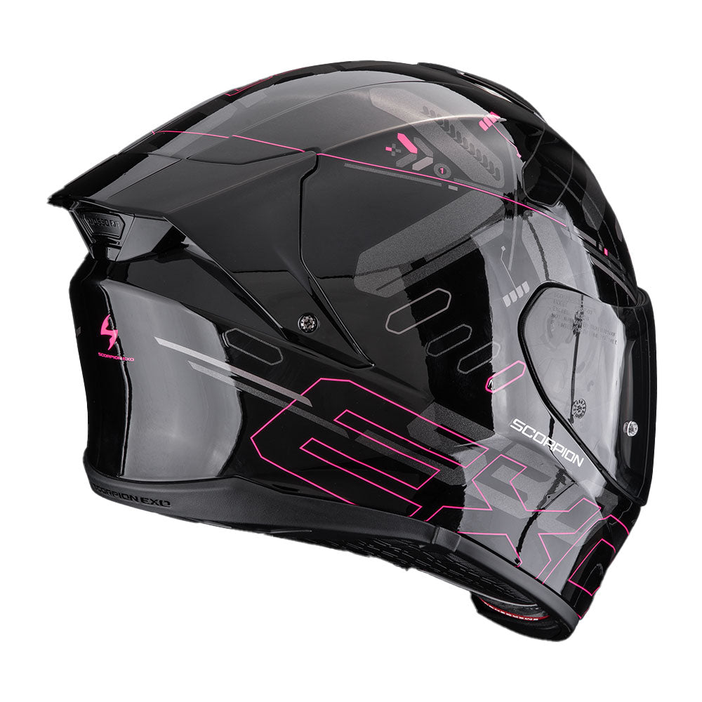 CASCO SCORPION EXO-530 AIR FOND NEGRO / PINK
