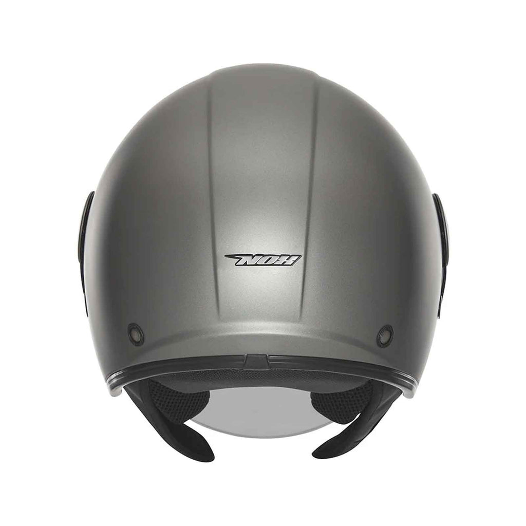 Casco jet NOX N182 titanio mate