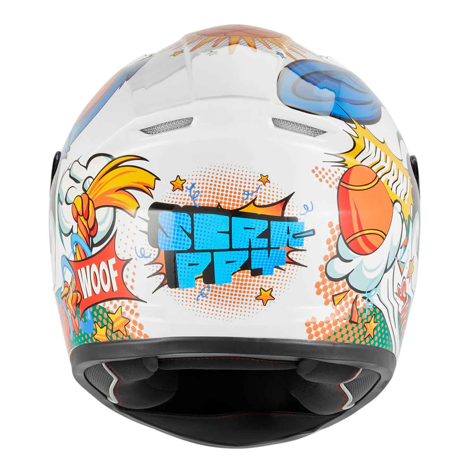 Casco integral infantil NOX N731 Scrappy blanco brillante