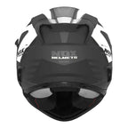 CASCO INTEGRAL REVO N304-S, NEGRO MATE Y AMARILLO