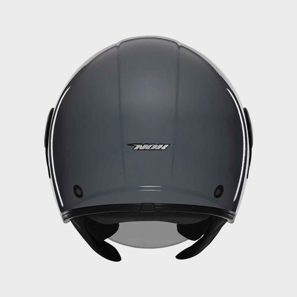 Casco jet NOX N182 Nardo gris