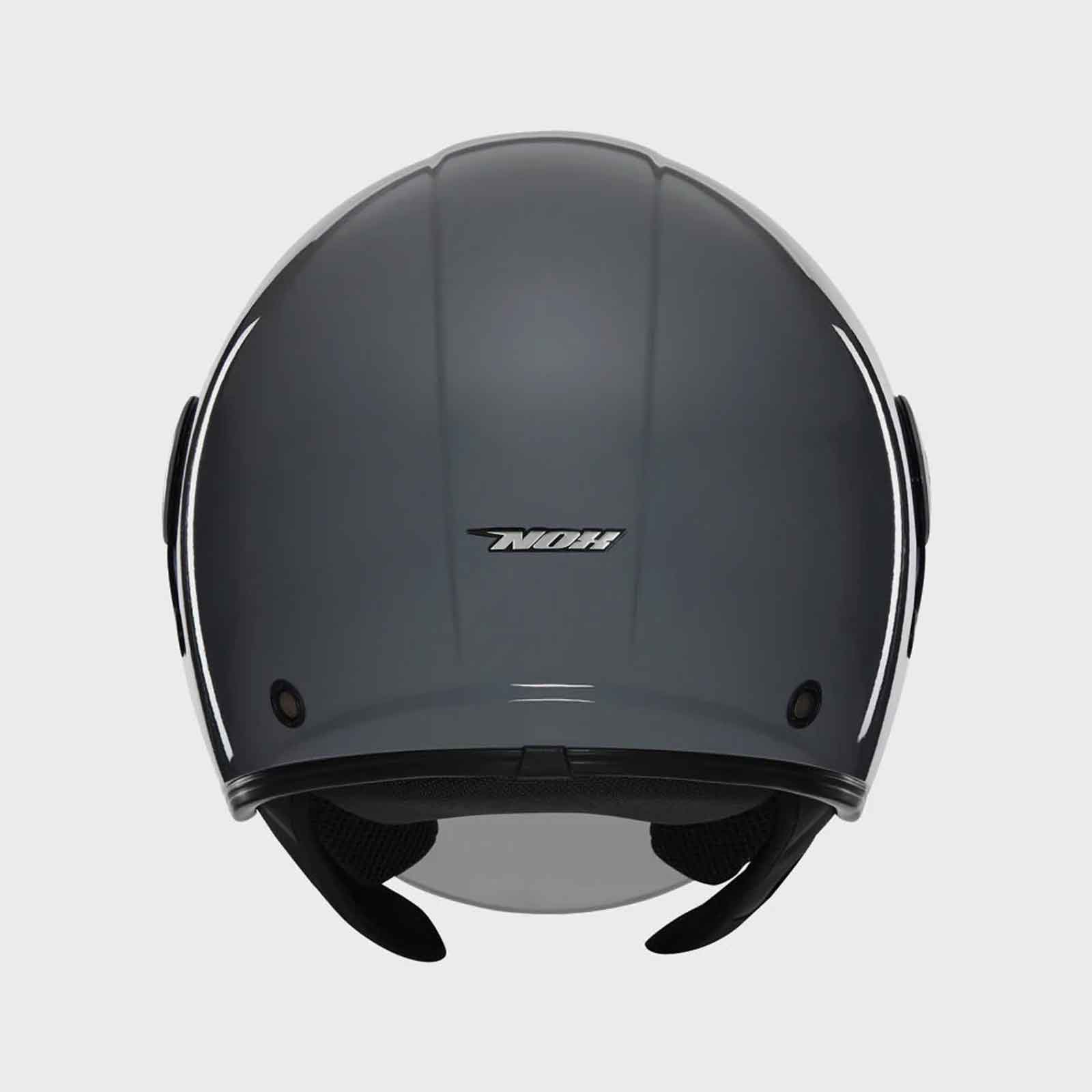 Casco jet NOX N182 Nardo gris