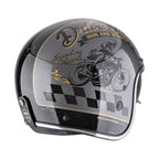 CASCO SCORPION BELFAST EVO DRIVE Fast PLATA-NEGRO-ORO