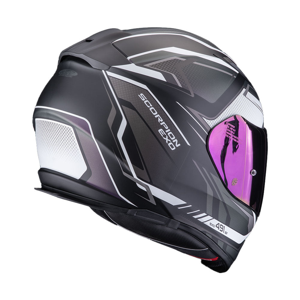 CASCO SCORPION EXO-491 ZUMO NEGRO / CHAMELEON