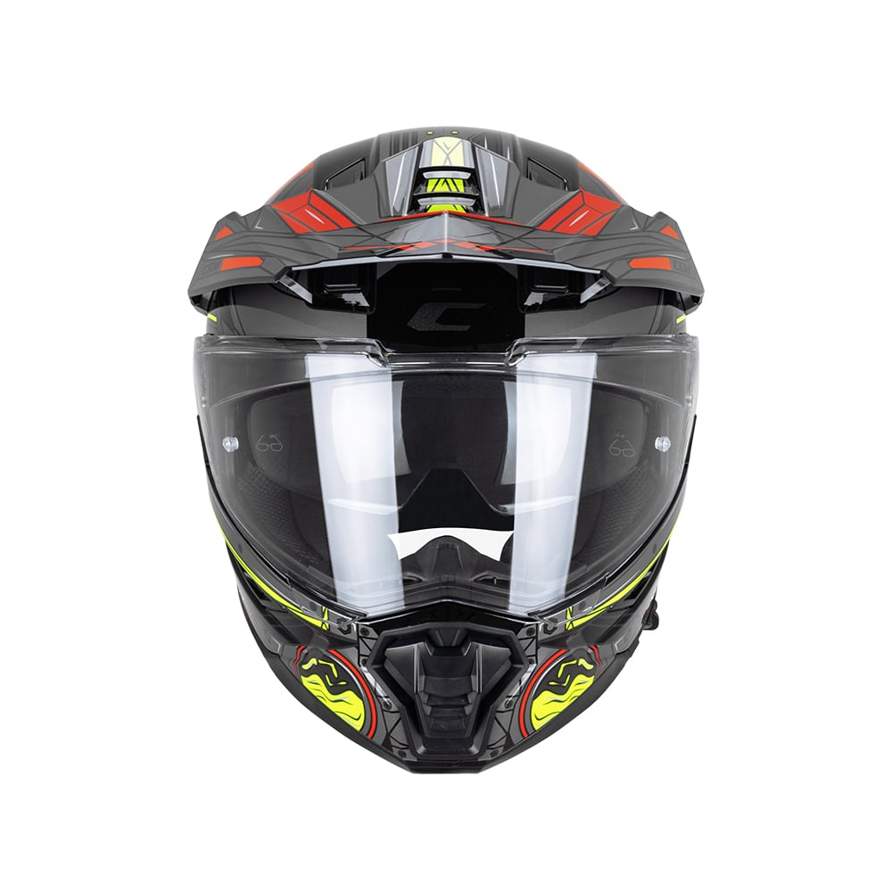 Casco CGM  Advanture 366T Neg Gris Rojo