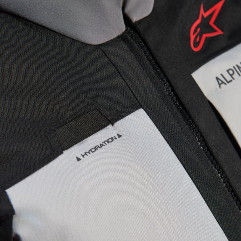 Chaqueta Textil Alpinestars Andes V4 Drystar Gris / Negro / Rojo