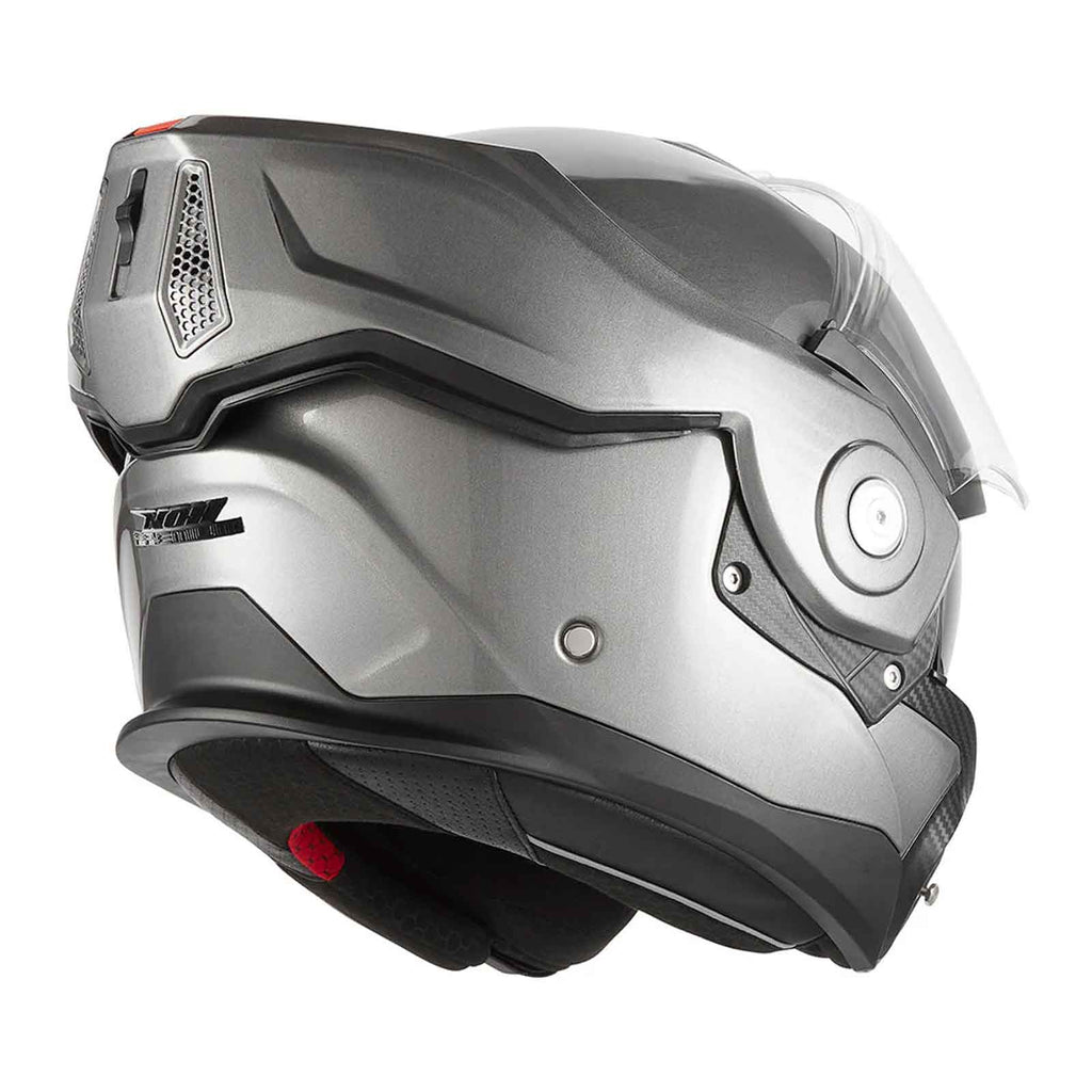 Casco Abatible NOX Premium Spinner Titanio Cepillado Mate