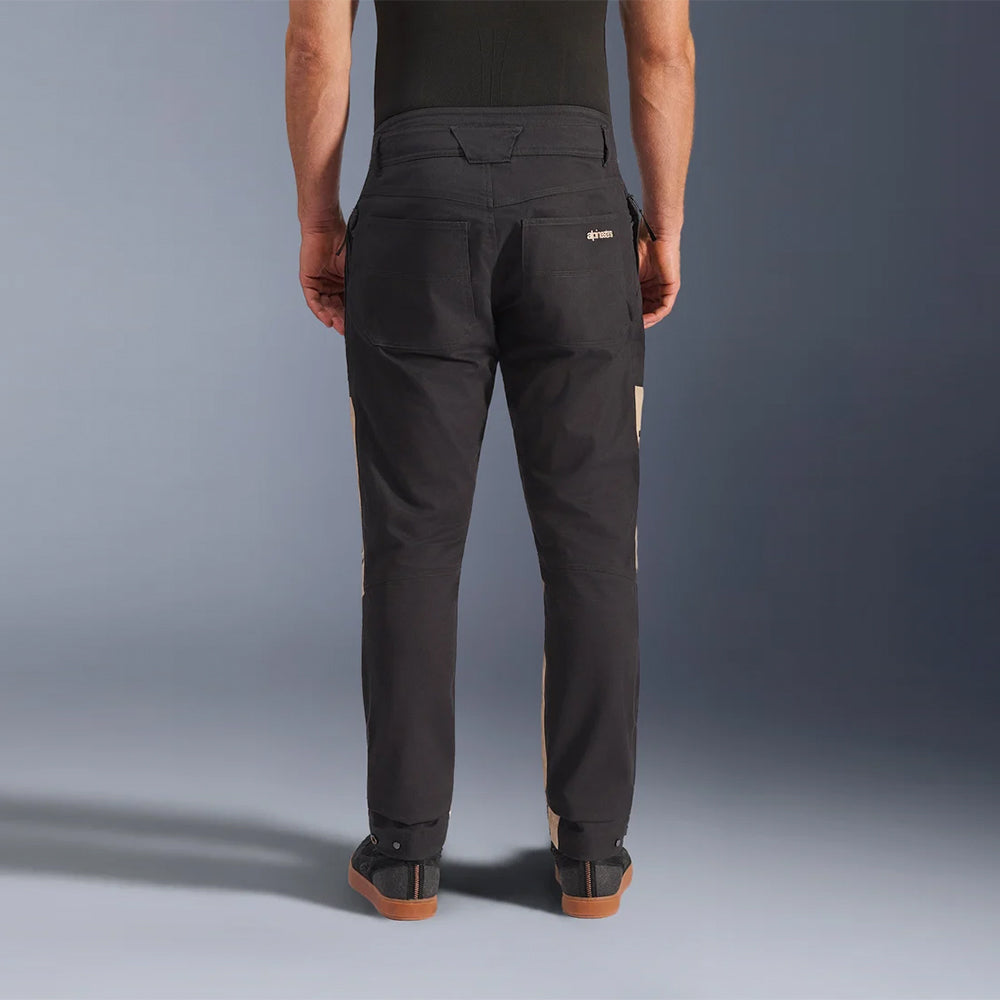Pantalón de Moto Alpinestars Flex-AST Negro / Almendra