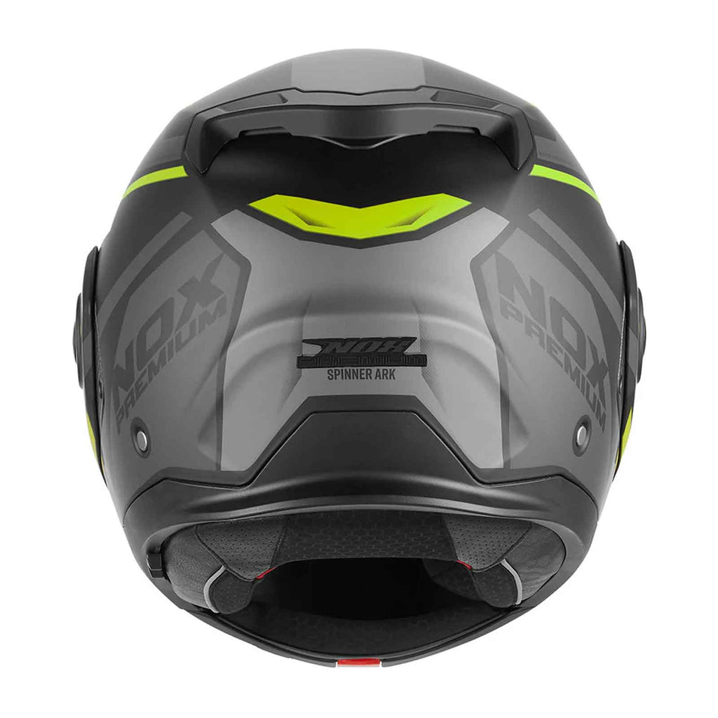 NOX Premium Casco Abatible Spinner ARK Negro Mate / Flou