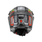 Casco CGM  Advanture 366T Neg Gris Rojo