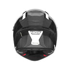 CASCO INTEGRAL NOX MENTOR N402 NEGRO BLANCO
