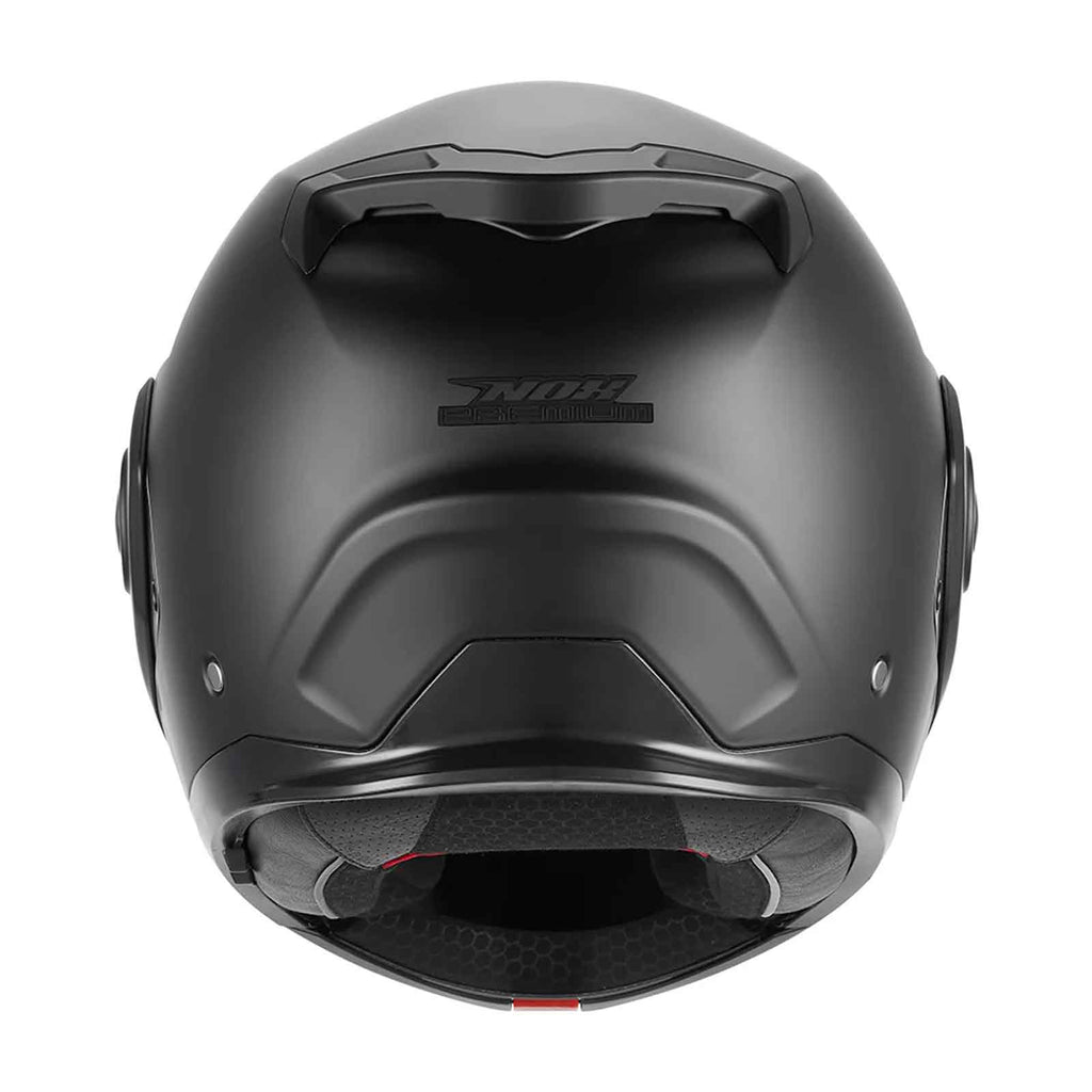 Casco Abatible NOX Premium Spinner Negro Brillante