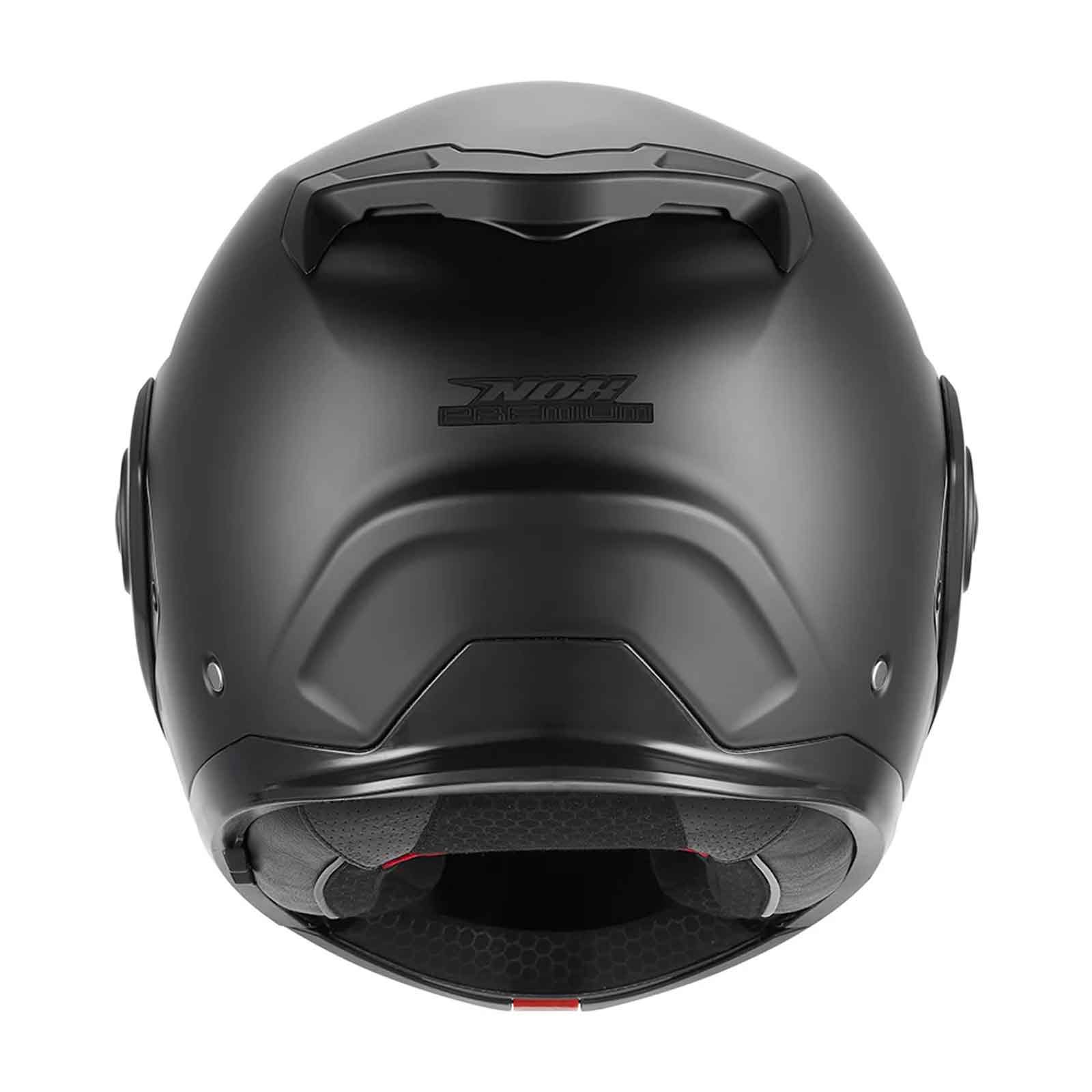 Casco Abatible NOX Premium Spinner Negro Brillante