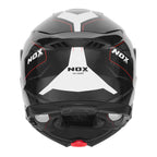 Casco Modular NOX N967 Conquer  Neg / Blanco / Rojo