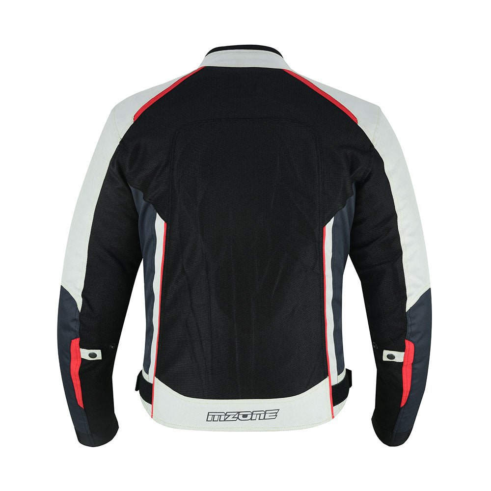 CHAQUETA DE MOTO TEXTILE MZONE ASHTON TRI-COLOR SUMMER