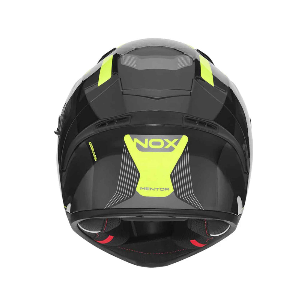CASCO INTEGRAL NOX MENTOR N402 NEGRO AMARILLO