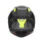 CASCO INTEGRAL NOX MENTOR N402 NEGRO AMARILLO