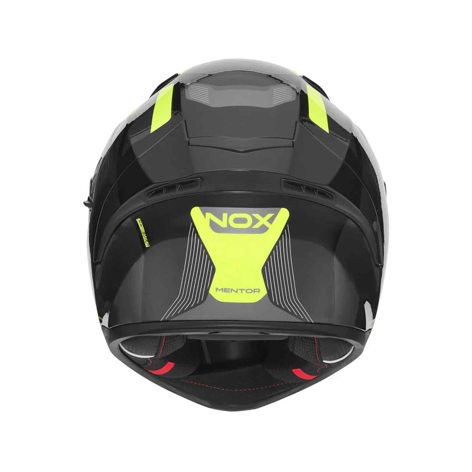 CASCO INTEGRAL NOX MENTOR N402 NEGRO AMARILLO