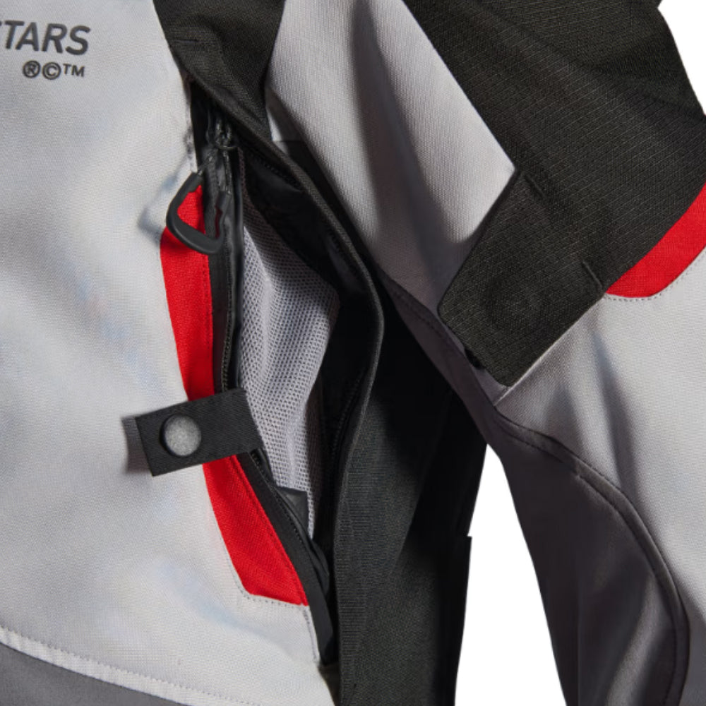 Chaqueta Textil Alpinestars Andes V4 Drystar Gris / Negro / Rojo