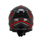 Casco CGM 367G Motocross Negro Rojo