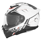 Casco Modular NOX N967 Conquer  Blaco / Negro