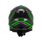 Casco CGM 367G Motocross Negro Verde