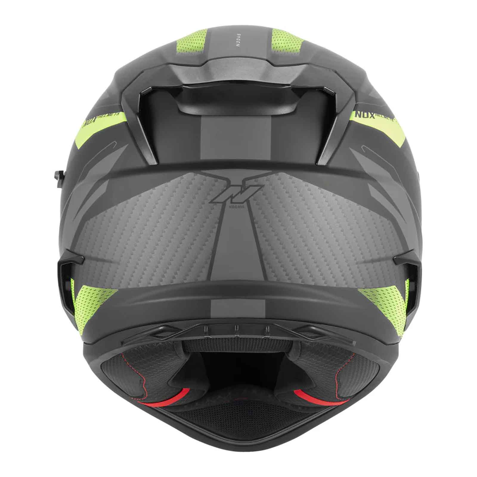 CASCO INTEGRAL REVO N304-S, NEGRO MATE Y AMARILLO