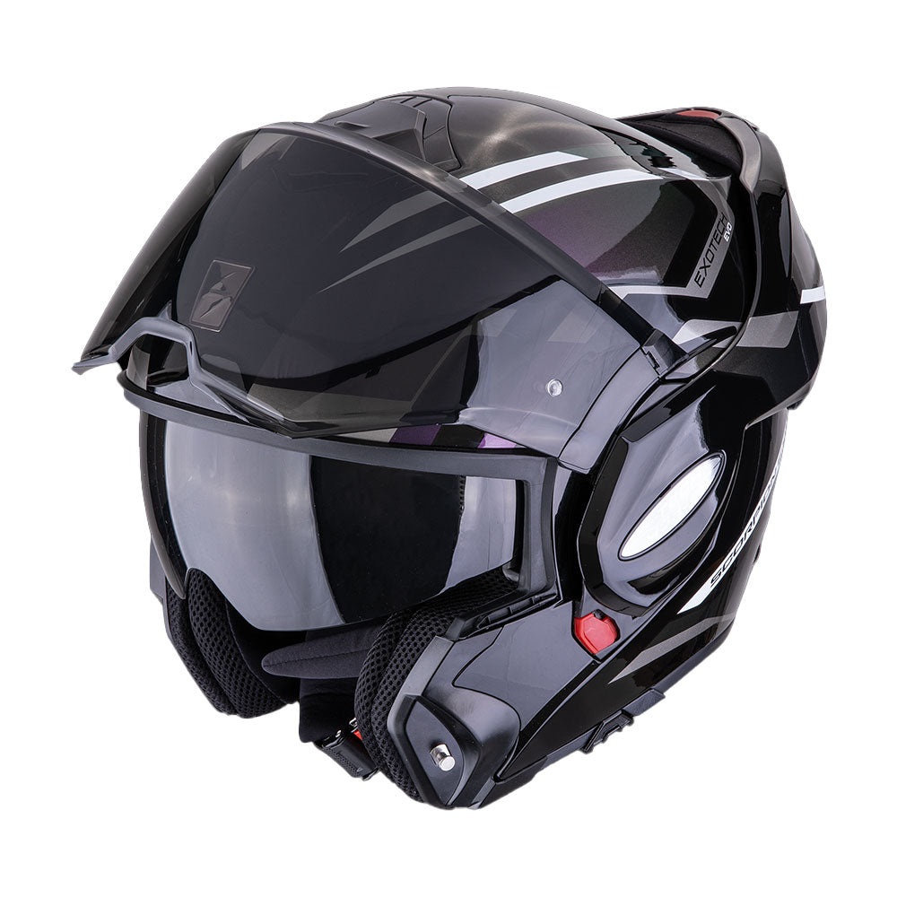 CASCO SCORPION EXO-TECH EVO FURIO CAMALEÓN NEGRO