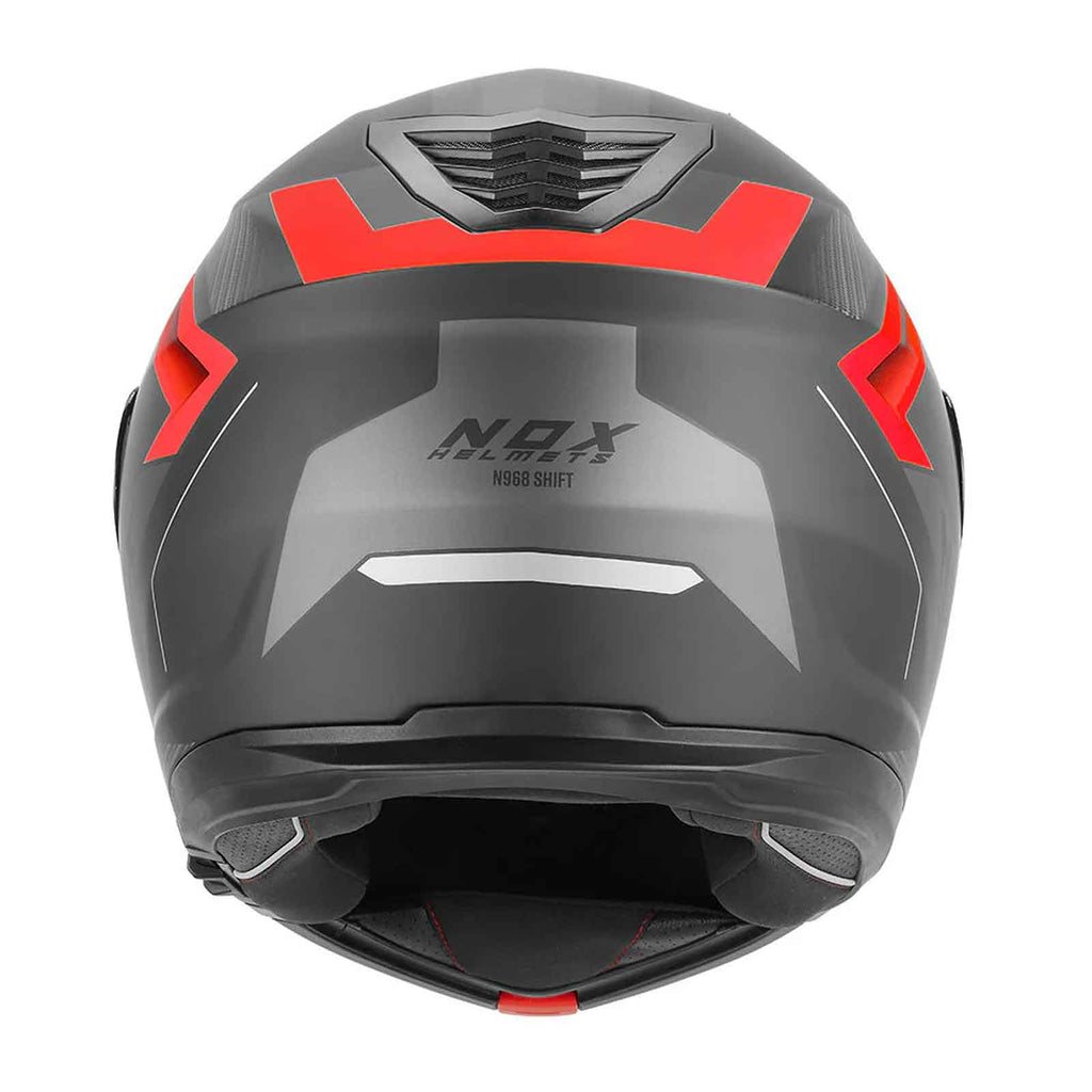 Casco Modular NOX N968 SHIFT  Rojo / Negro