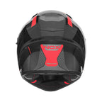 CASCO INTEGRAL NOX MENTOR N402 NEGRO ROJO