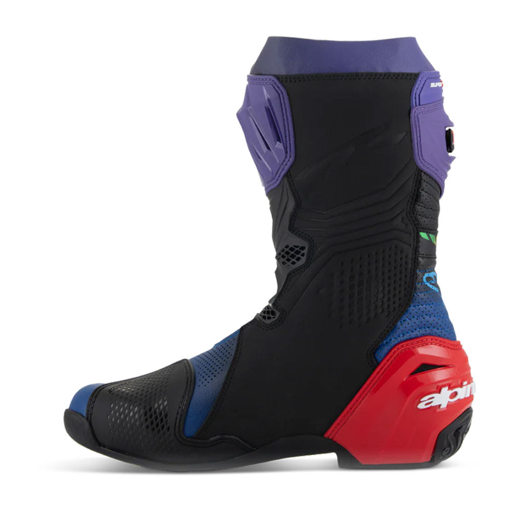 Botas Supertech R Edición Limitada Martinator R01 Ventiladas Azul Morado Rojo Negro