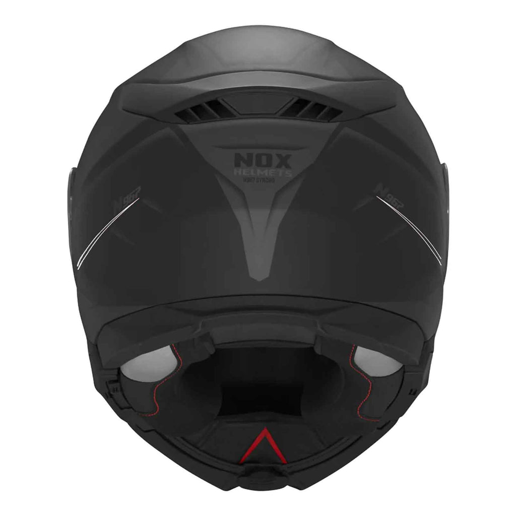 Casco Modular NOX N967 Conquer  Neg / Blanc