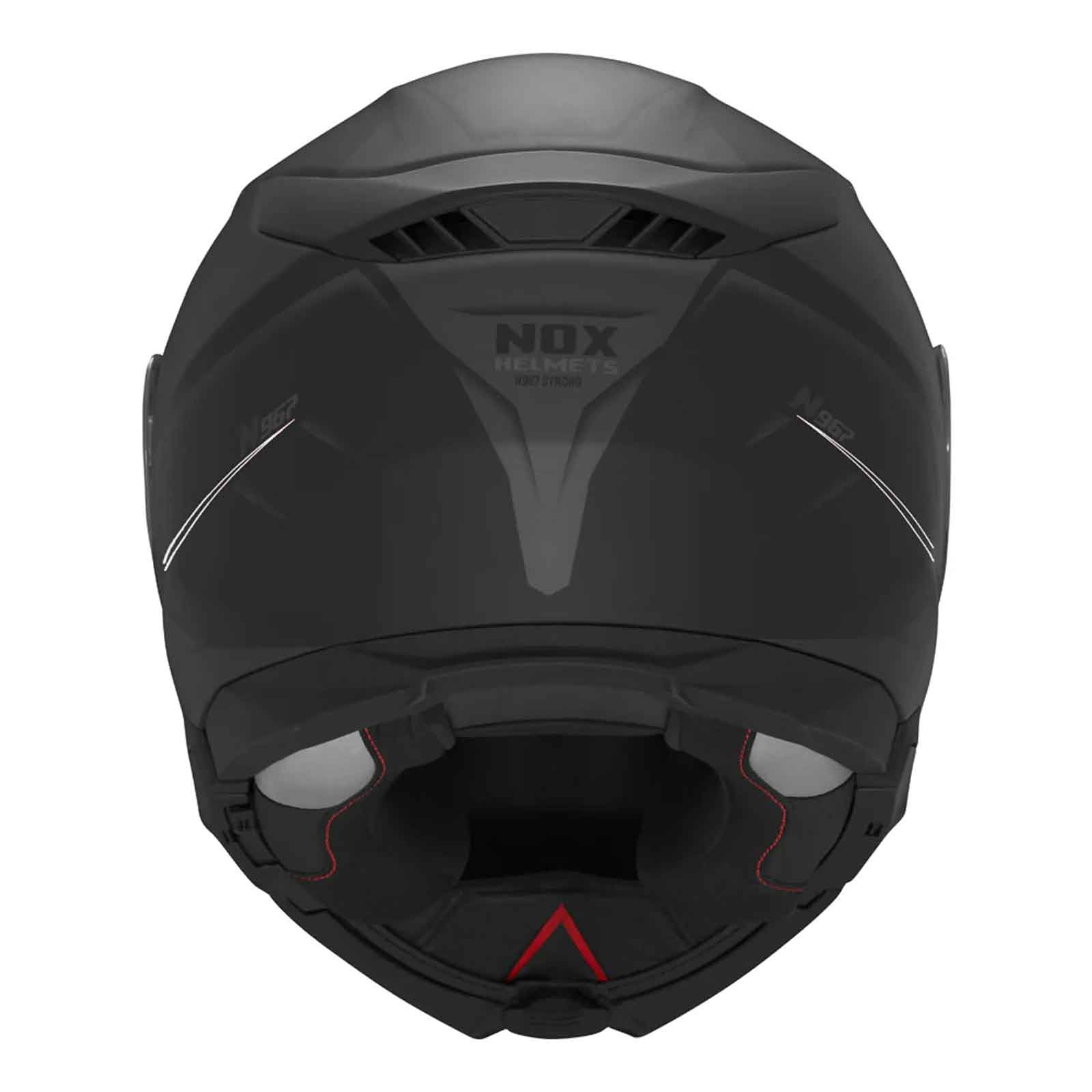 Casco Modular NOX N967 Conquer  Neg / Blanc
