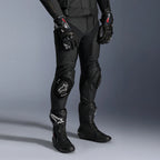 Pantalón de piel Alpinestars Missile V3 Negro / Negro