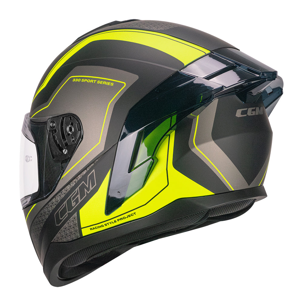 Nero Giallo fluo opaco 330G