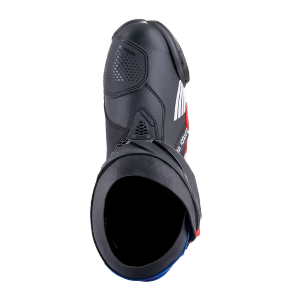 Botas Honda Supertech R Negro Rojo brillante Azul
