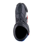Botas Honda Supertech R Negro Rojo brillante Azul