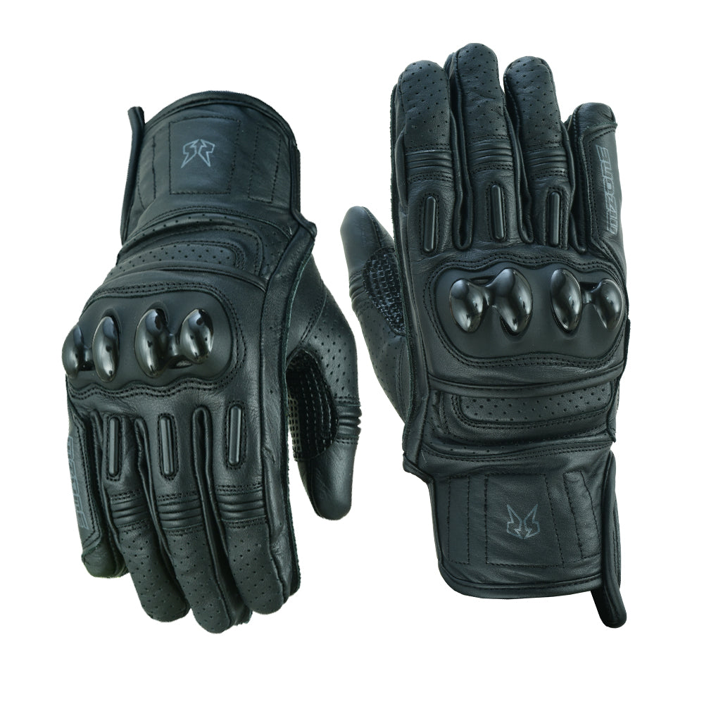 Guantes de Moto Mzone Rex Deportivos – Negro