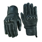 Guantes de Moto Mzone Rex Deportivos – Negro