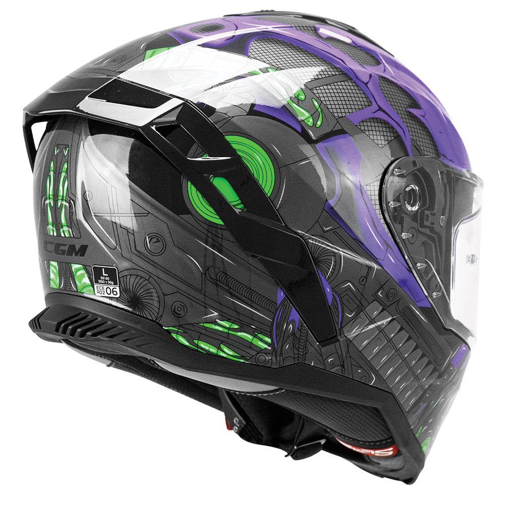 Nero Viola Verde fluo 363R