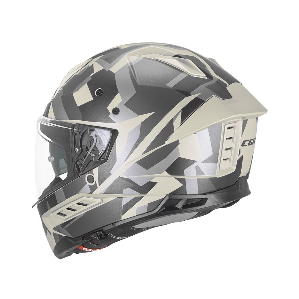 Casco CGM  Advanture 366R Negro Beige Matt