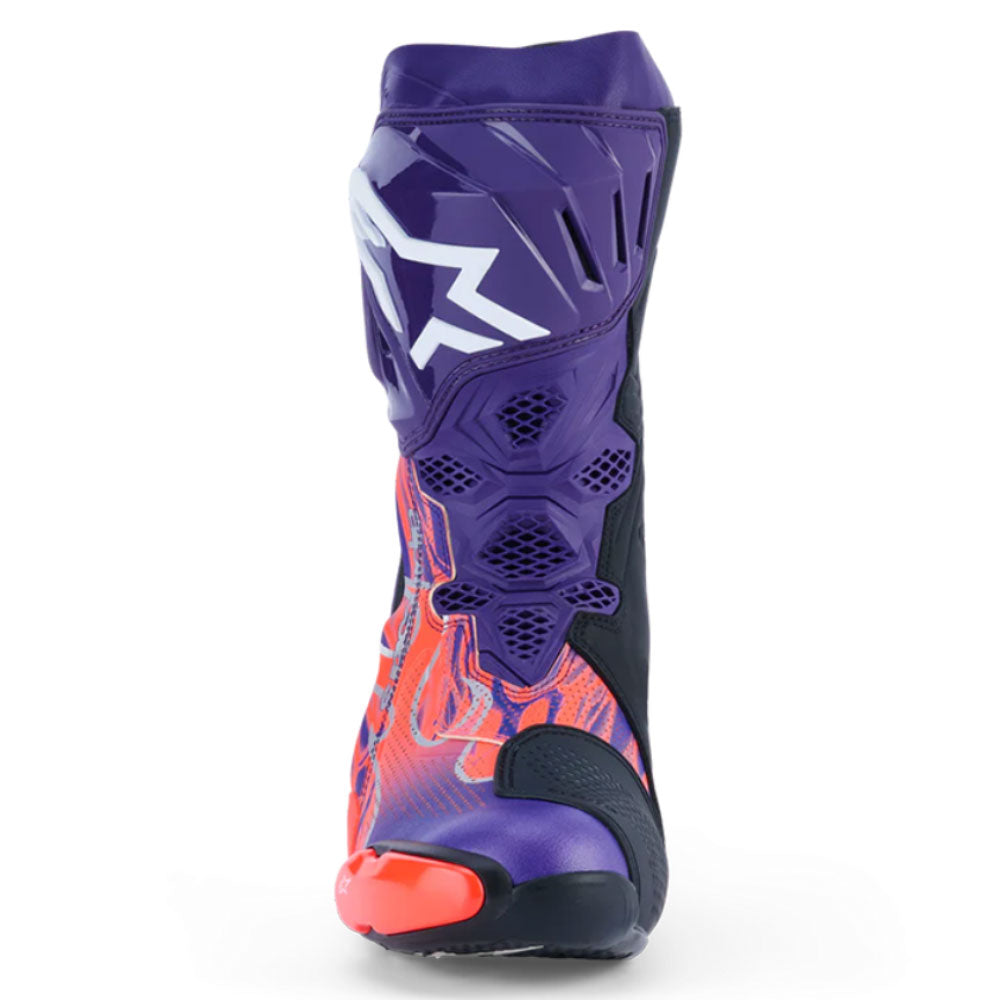 Botas Supertech R Edición Limitada Flyte Ventiladas Morado Rojo Negro.