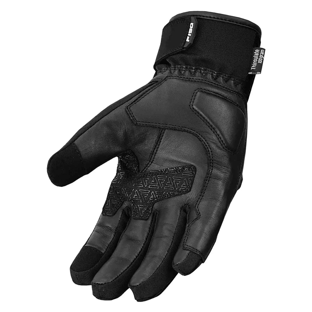 Guantes de Moto Fisa Dirt de Invierno – Negro