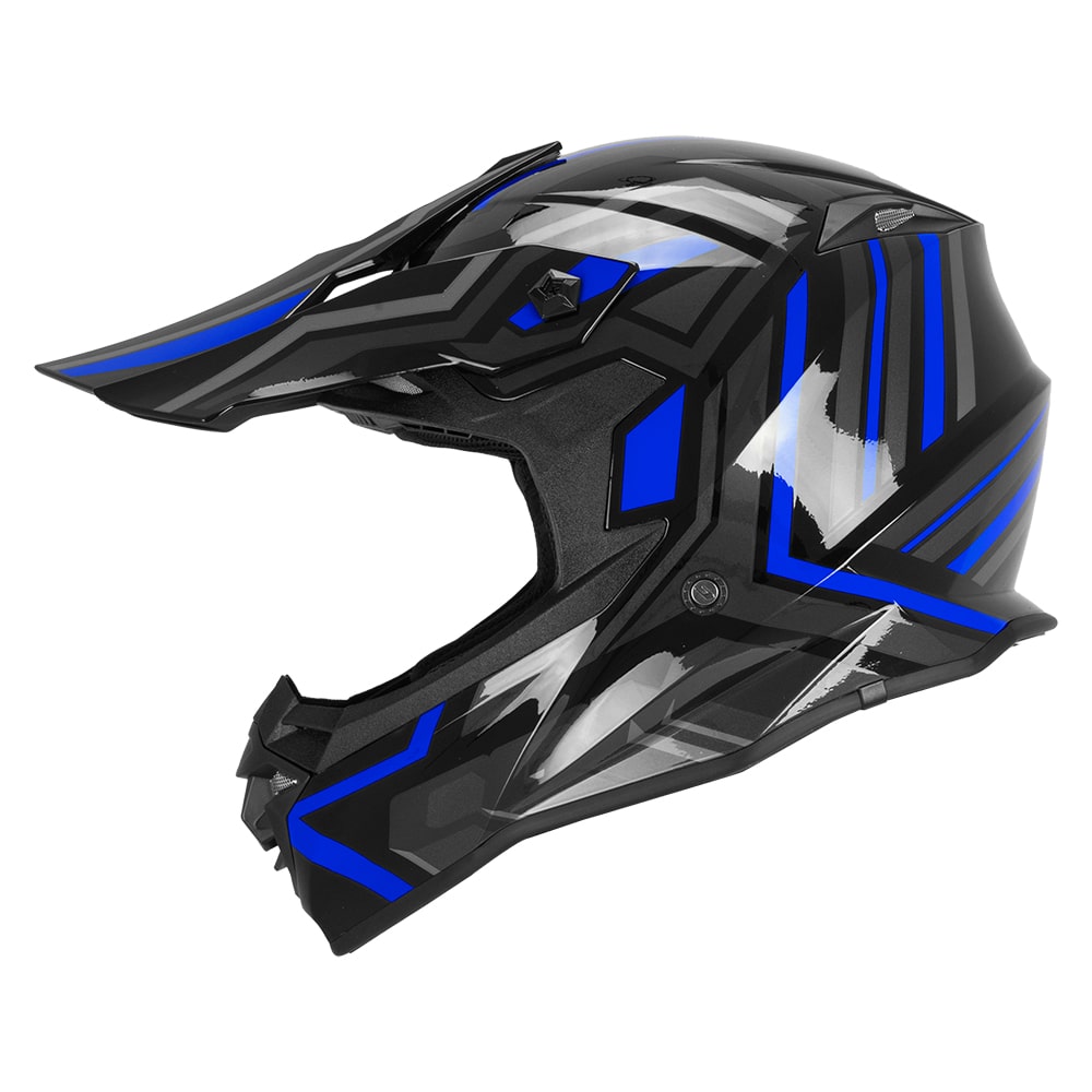Casco CGM 367G Motocross Negro Azul Imagen principal del producto
