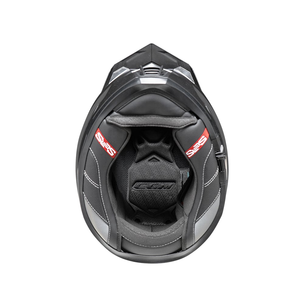 Casco CGM  Advanture 366T Neg Gris Rojo